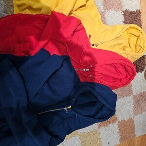 3 Yellow Label Co Quarter Zips